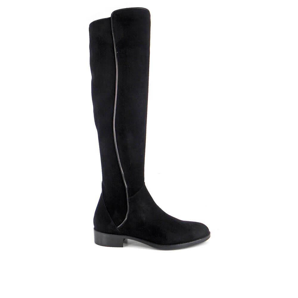 Carl Scarpa House Collection Emma Knee High Black Suede Boots